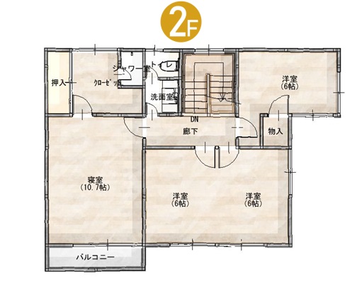 間取り図2階